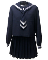 白百合学園高校タイプ制服(セーラー服・前)