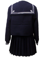 白百合学園高校タイプ制服(セーラー服・後ろ)