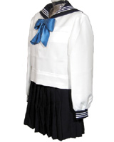 東京女学館高等学校タイプ制服(セーラー服・斜め)